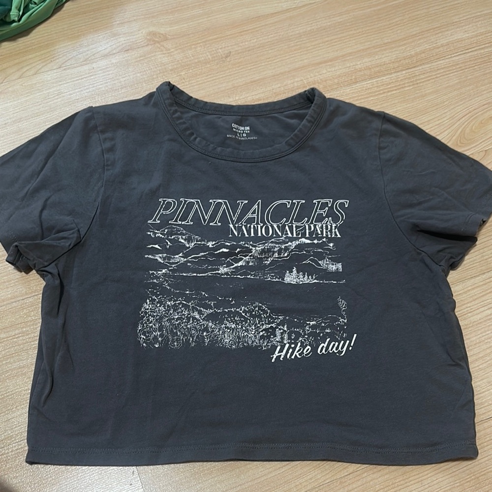 Cotton On Charcoal Micro Tee